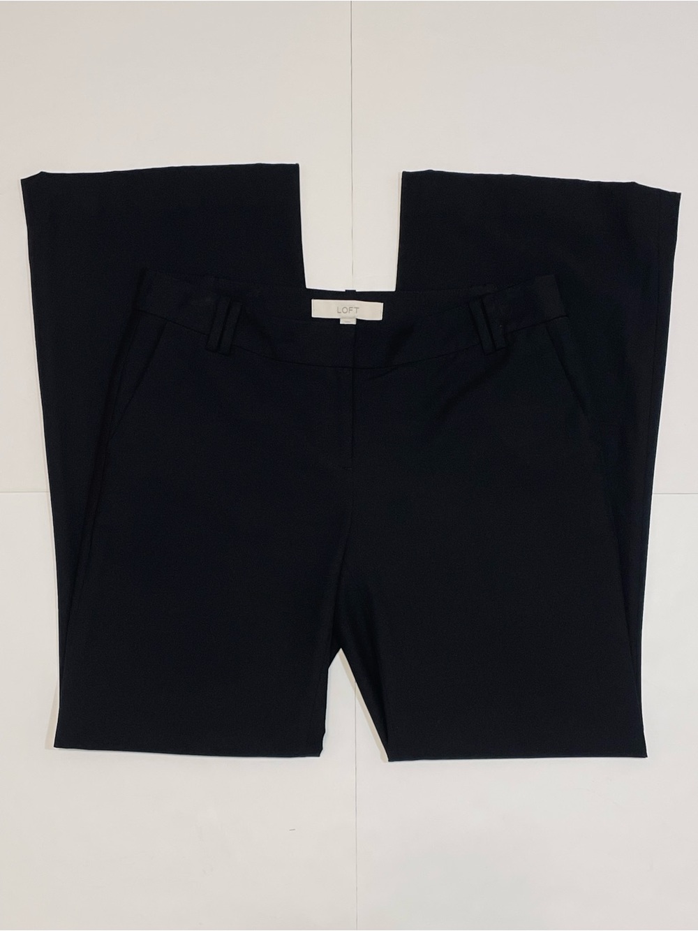 LOFT Marisa Straight Leg Black Dress Pants Size 4